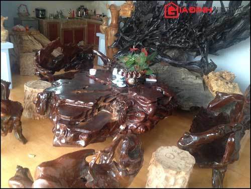 đồ-gỗ, nội-thất, bàn-ghế, Điện-Biên, miền-núi, biên-viễn, đại-gia, thú-chơi, giường, tủ,