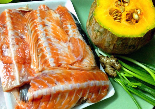 xương-cá-hồi, cá-hồi, Nauy, chế-biến, nấu-cháo, ruốc, omga-3, bộ-xương, cá-hồi-fillet
