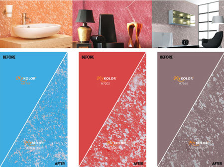 ‘Thời trang’ cho những bức tường