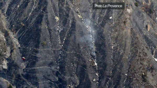 Clip hiện trường vụ rơi máy bay Germanwings