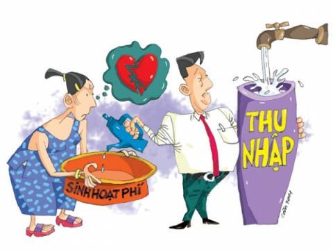 Chồng khăng khăng đòi giữ tiền