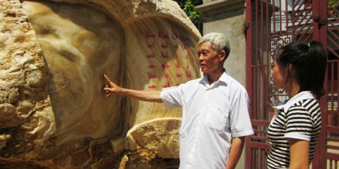 Bắc Giang: Tảng đá hình bản đồ Việt Nam giá 7 tỷ