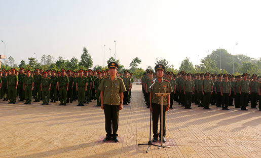 Công an Hậu Giang ra quân 40 ngày trấn áp tội phạm