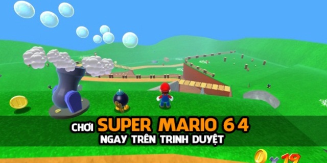 Chơi Super Mario 64 ngay trên trình duyệt