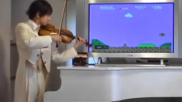 Trầm trồ trước màn chơi nhạc Mario của “thánh” violon