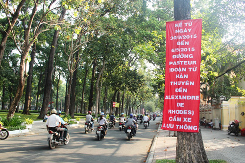 ùn tắc, phân luồng, trung tâm sài gòn, đường Pasteur, Lê Duẩn