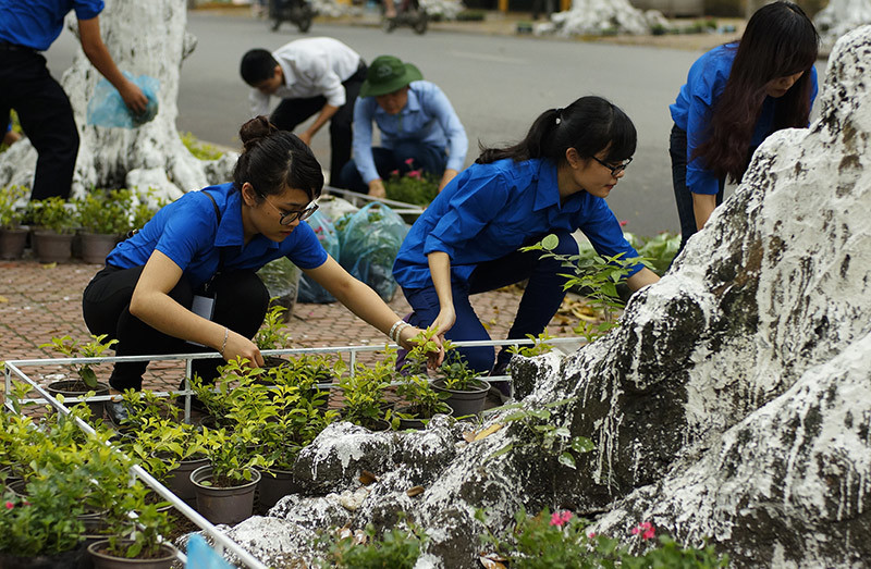 Trang hoàng đường hoa thứ 2 ở Thủ đô