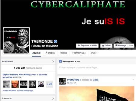 Tin tặc IS làm tê liệt mạng truyền hình nổi tiếng ở Pháp