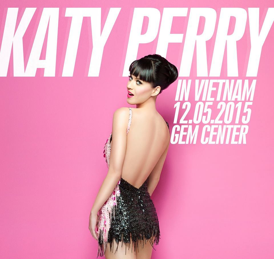Ca sĩ Katy Perry đến Việt Nam ngày 12/5