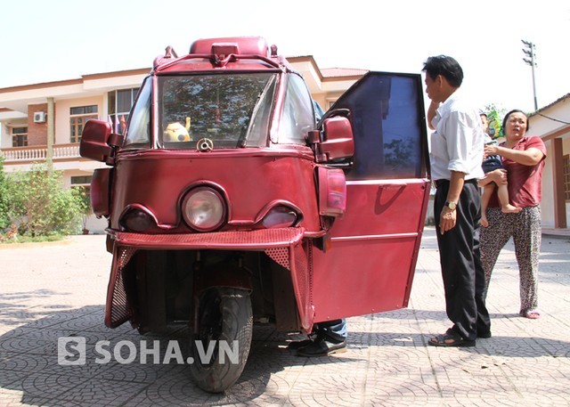 Siêu xe ‘thiết giáp’ tự chế của nghệ sỹ cải lương xứ Nghệ