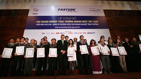 Vinh danh doanh nghiệp FAST500 năm 2015