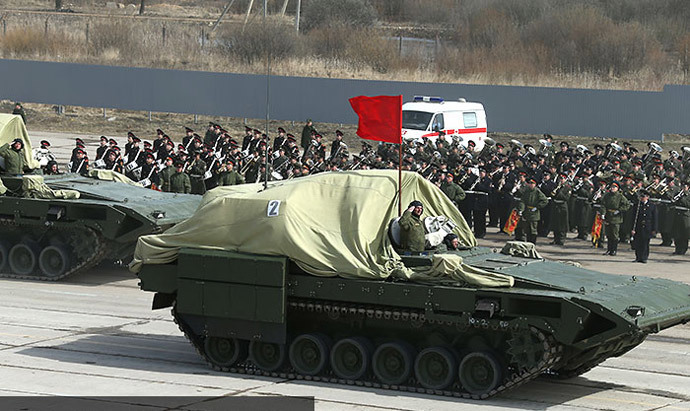 Lộ diện loạt xe tăng bí mật của Nga