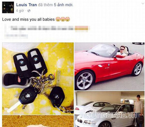Chồng sắp cưới Trang Trần khoe bộ sưu tập ô tô 