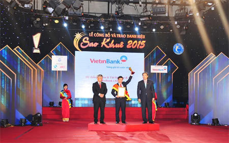 VietinBank ‘thắng lớn’ ở Sao Khuê 2015