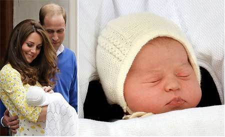 Con gái của hoàng tử William và Kate đã được đặt tên