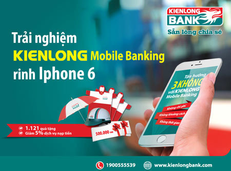 Ngàn quà tặng cùng Kienlong Mobile Banking