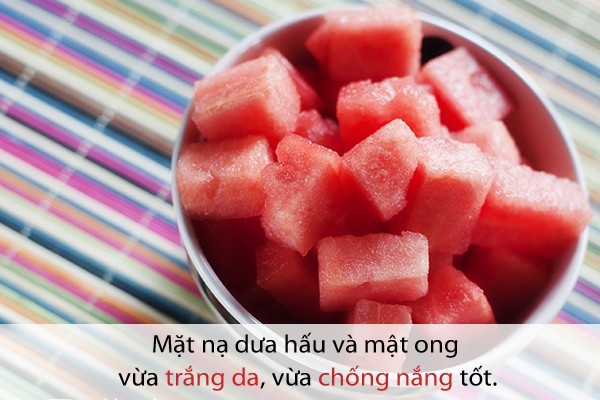 Chống nắng tự nhiên với các loại mặt nạ đơn giản