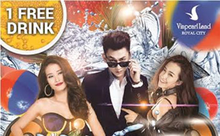 Đông Nhi, Issac ‘đại thủy chiến’ trong Vinpearlland Water Park