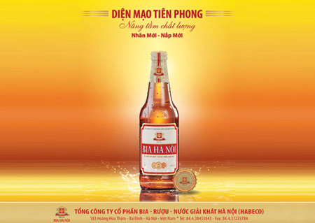 Bia Hà Nội giới thiệu diện mạo mới