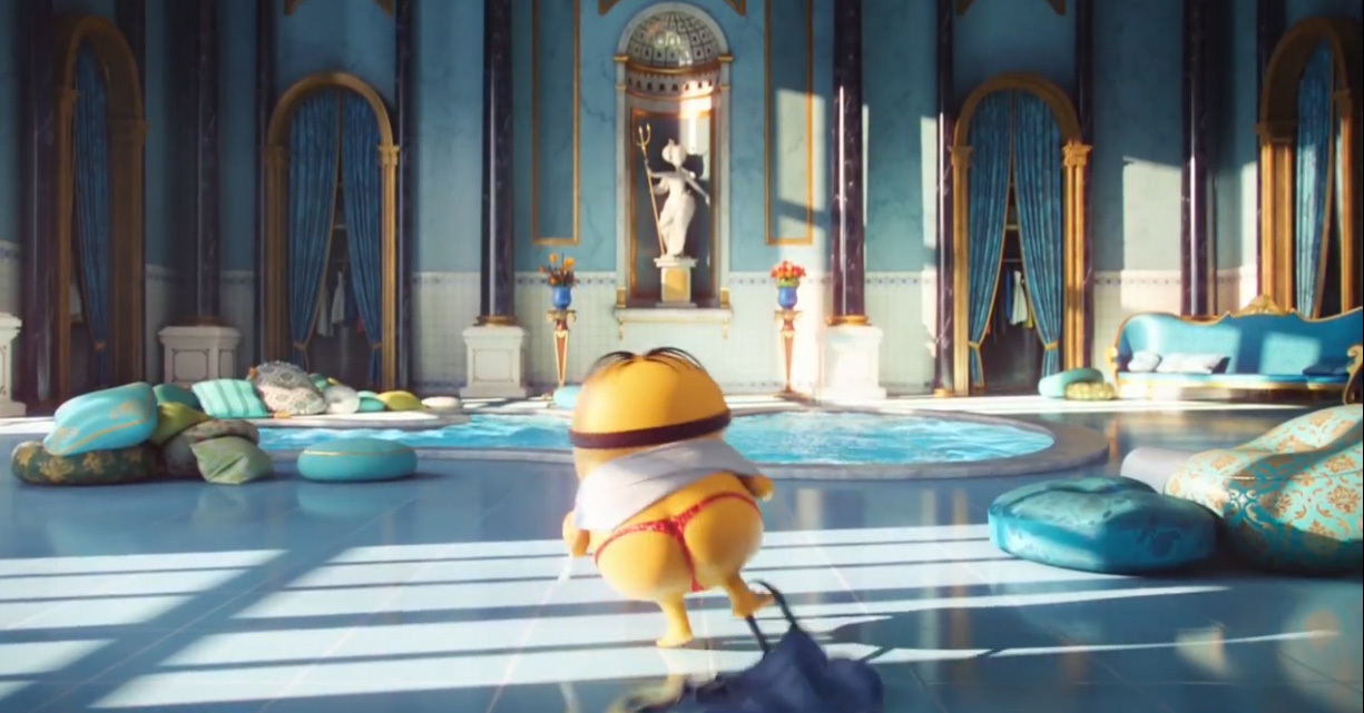 Cười té ghế vì màn 'khoe hàng' của minion