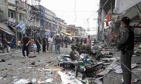 Thái Lan hứng chịu gần 20 vụ đánh bom liên tiếp