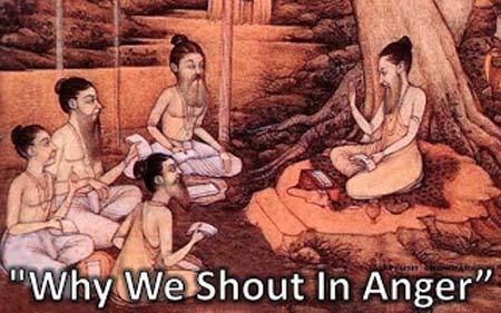 Tại sao người ta lại hét vào nhau lúc tức giận?