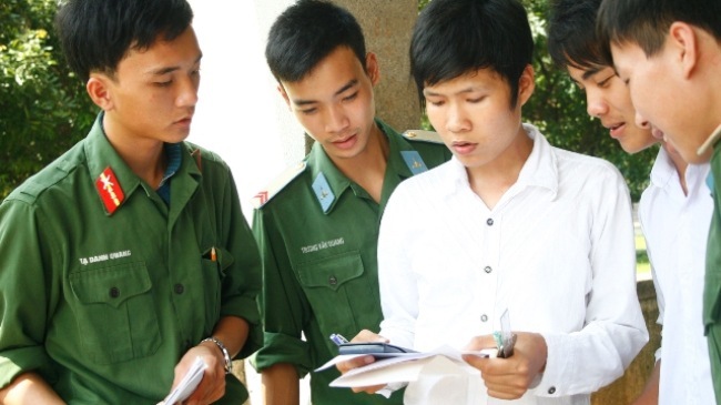 81 chỉ tiêu tuyển thẳng vào các trường quân đội