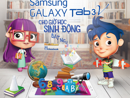 Sân chơi thông thái cho HS trên Galaxy Tab3 V