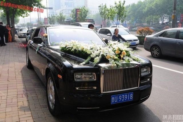 đám cưới, chật kín, siêu xe, Thượng Hải