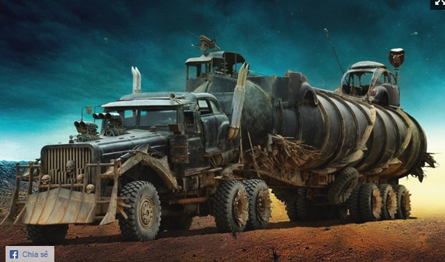Dàn xe, quái đản,  phim bom tấn, 'Mad Max: Fury Road', cỗ máy