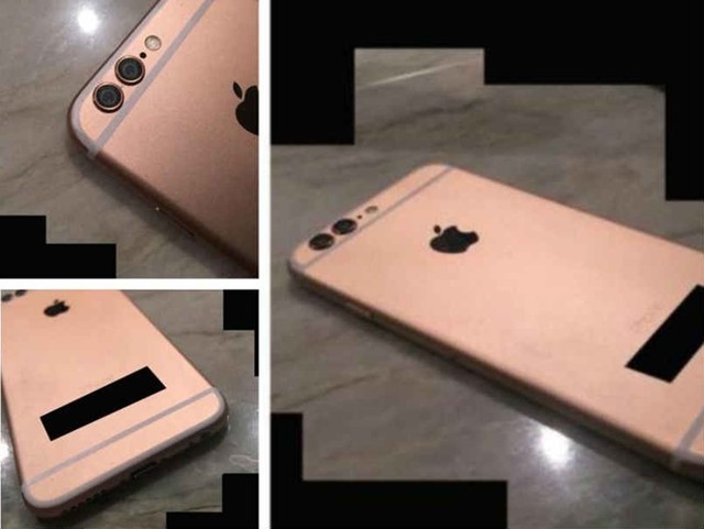iPhone 6s màu vàng hồng, camera kép lộ ảnh?