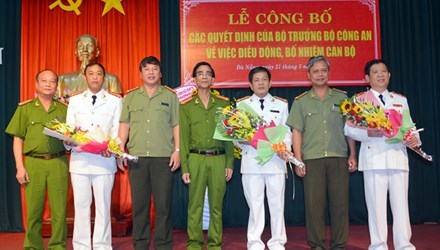 Bổ nhiệm Giám đốc Công an Đà Nẵng