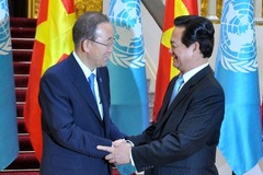 VN nêu diễn biến Biển Đông với Tổng thư ký LHQ
