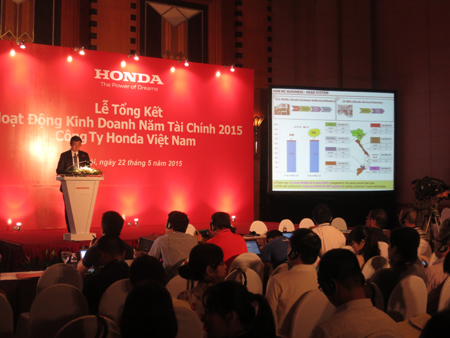 Honda ‘bội thu’ trong năm tài chính 2015