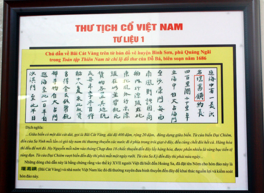 Bất ngờ tư liệu chủ quyền từ ‘Bãi cát vàng’