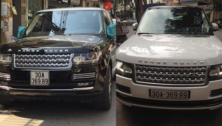 Hà Nội: Hai xe tiền tỷ Range Rover biển số hệt nhau