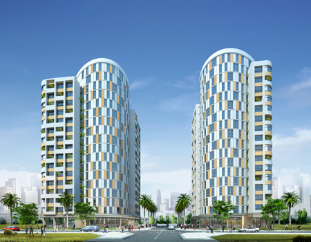 Conic cất nóc dự án Skyway Residence