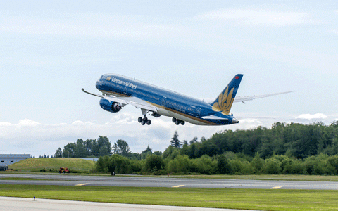 Boeing 787 -9 của Vietnam Airlines sẽ bay trình diễn tại Pháp