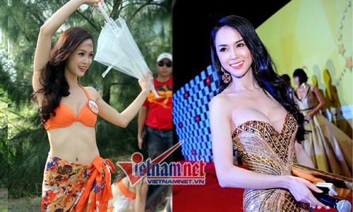 Vòng 1 to bất thường của người đẹp Ngọc Anh