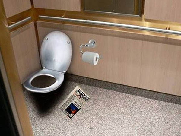 Lắp toilet trong thang máy cao ốc