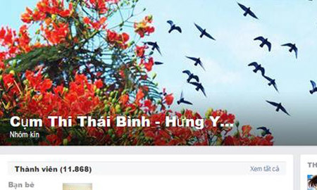 Trào lưu tìm bạn cùng cụm thi THPT quốc gia trên Facebook