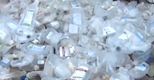 Bộ Y tế truy hộp nhựa làm từ rác thải y tế còn dịch