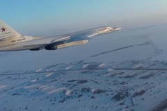 Xem clip hiếm về máy bay ném bom chiến lược của Nga