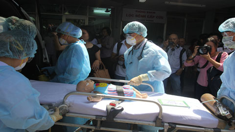Bệnh viện nhi Sài Gòn diễn tập xử lý ca nhiễm Mers