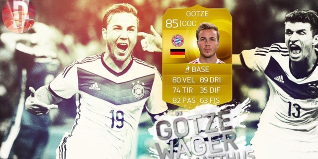 Gotze 'đền tiền' cho fan vì nhân vật của mình trong game FIFA 15 sút bóng hỏng
