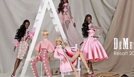 Clip sản xuất búp bê hàng hiệu gây sững sờ