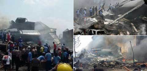 Tai nạn máy bay Indonesia, hơn 100 người chết