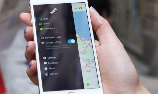 Here Maps trên iPhone đã có dẫn đường bằng tiếng Việt
