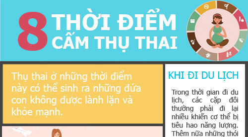 8 thời điểm mẹ thụ thai dễ sinh con dị tật