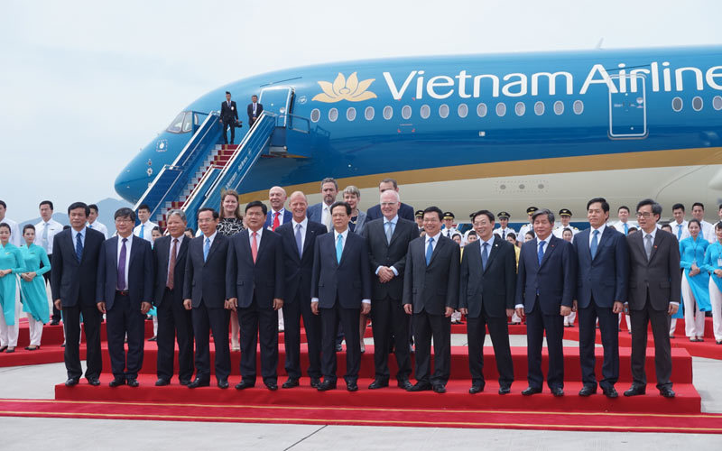 Thủ tướng phát lệnh 'cất cánh' Airbus A350 của Vietnam Airlines